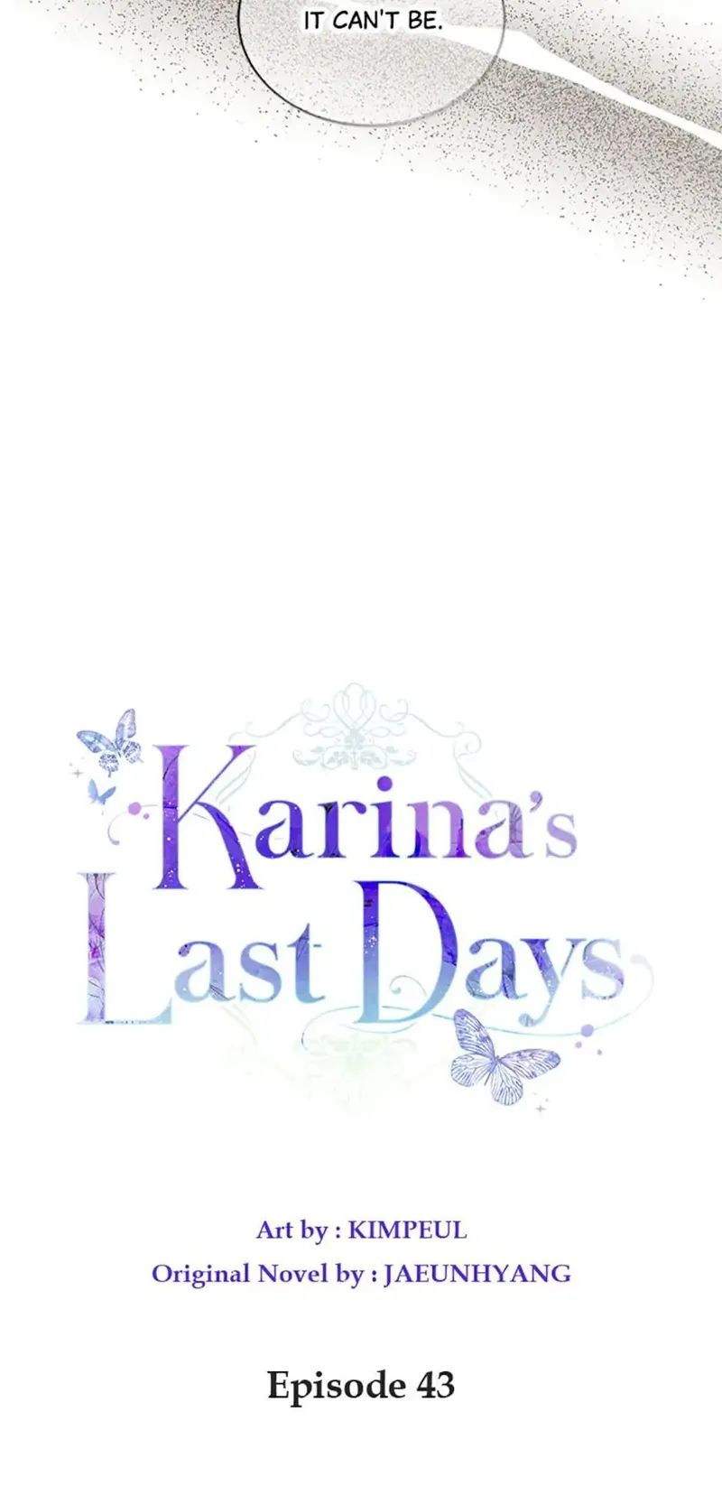 Karina's Last Days Chapter 43 - 9
