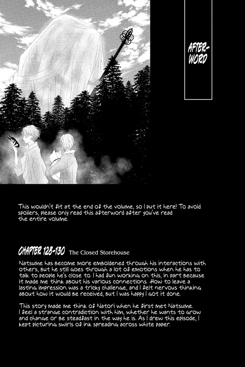 Natsume Yuujinchou Chapter 129 - 33