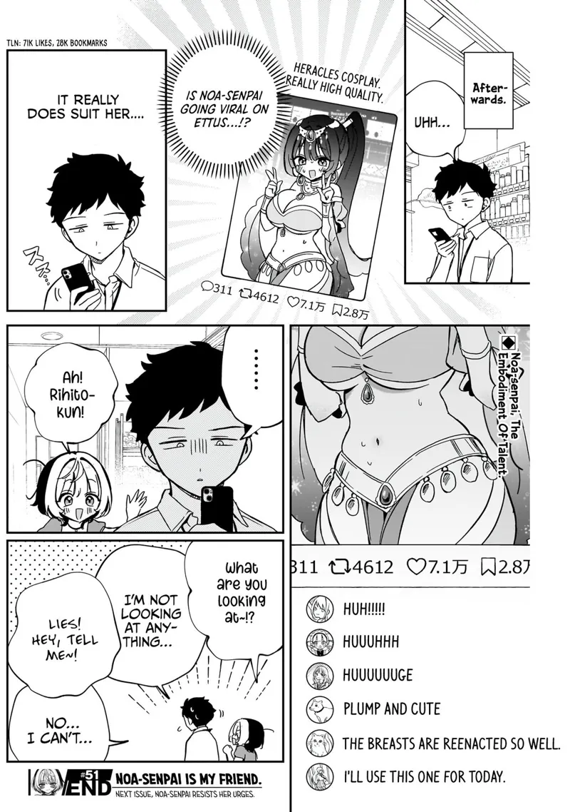 Noa-senpai wa Tomodachi Chapter 51 - 19