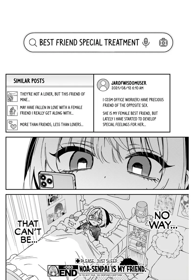 Noa-senpai wa Tomodachi Chapter 80 - 19